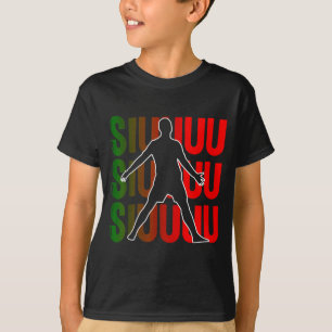Siuuu Lustiger Fußball Fußball Jungen Männer Fraue T-Shirt