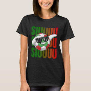Siuuu Lustiger Fußball Jungen Männer Frauen Fußbal T-Shirt