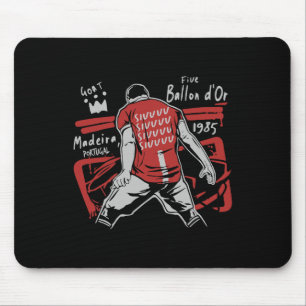 Siuuuu Lustiges Fußballgeschenk für Fußballfans Mousepad