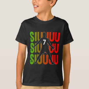 Siuuuu Lustiges Fußballgeschenk für Fußballfans T-Shirt