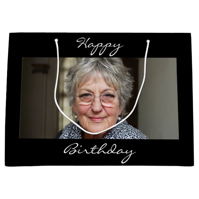 Siven Foto Personalisierte Geschenktasche Große Geschenktüte (Vorderseite)