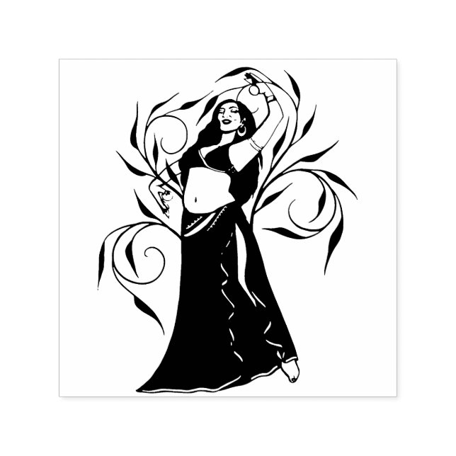 Sivoney Belly Dancer Goddess Permastempel (Design)