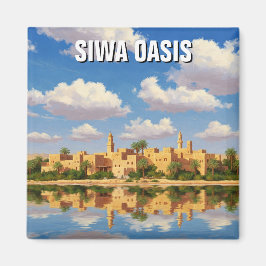 Siwa Oasis Egypt Travel Magnet