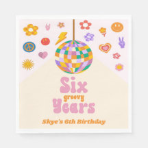Six Groovy Years Disco Ball 6th Birthday Party