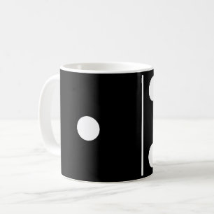Six One Black Domino Tasse