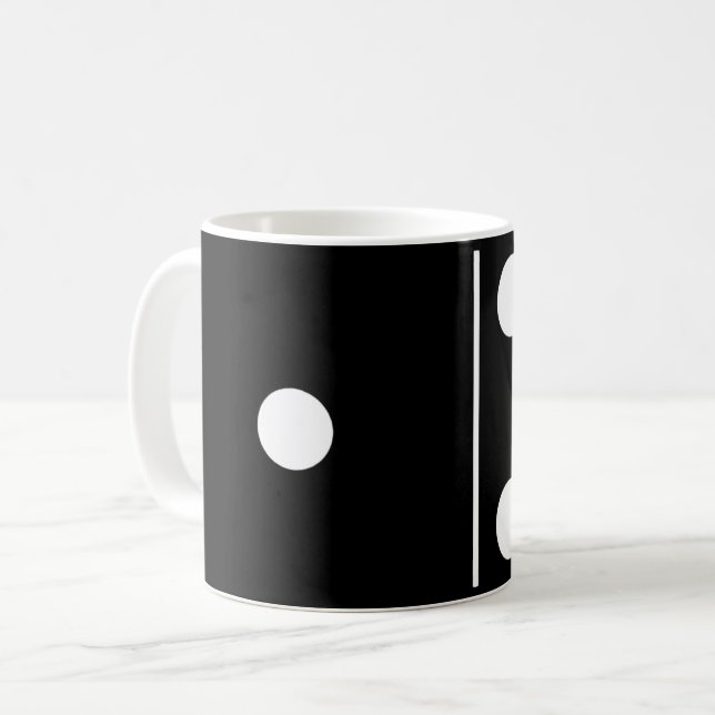 Six One Black Domino Tasse (Vorderseite Links)