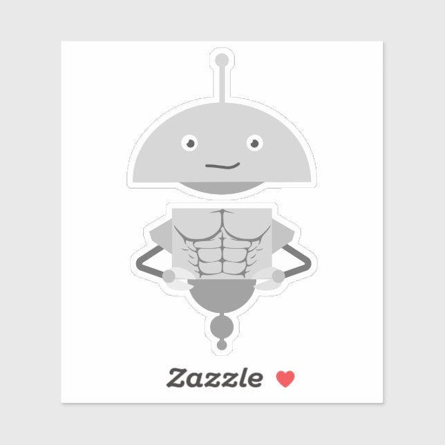 Six Pack Mia Aufkleber (Blatt)