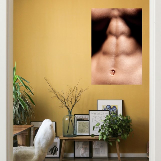 Six Pack Musclescape Hot Typ Poster (Von Creator hochgeladen)