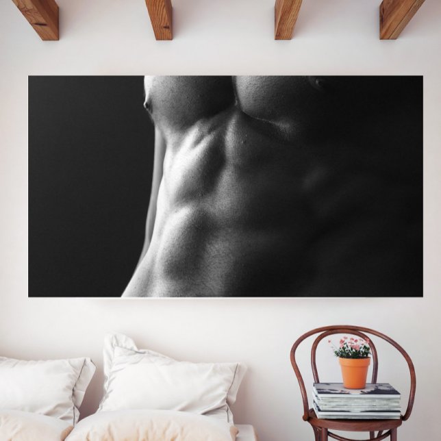 Six Pack Sexy Hot Typ Poster (Von Creator hochgeladen)