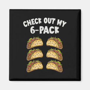 Six Pack Taco Cinco De Mayo Mexiko Männer Magnet