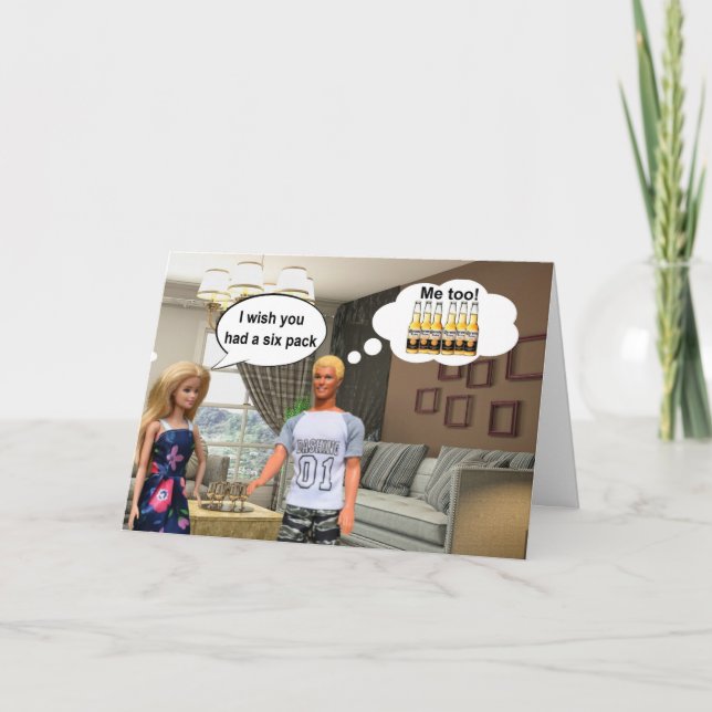 Six pack tee! karte (Vorderseite)