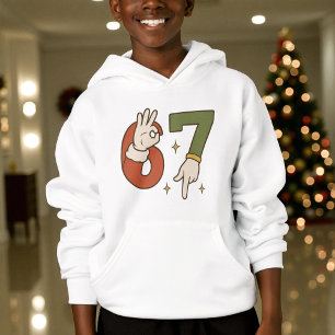 Six Seven 67 6 7 Weihnachten Santa Elf Hoodie