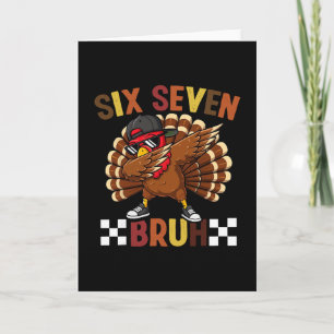 Six Seven 67 Erntedankfest-Meme Lustig Dankbarer T Karte