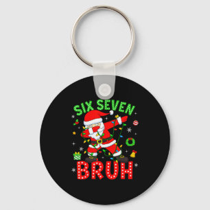 Six Seven 67 Gen Z Alpha Meme Bruh Weihnachten Dab Schlüsselanhänger