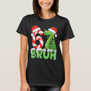 Six Seven 67 Lustiger Weihnachtsmann Bruh Weihnach T-Shirt