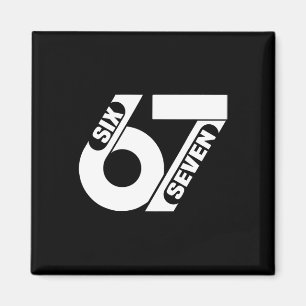 Six Seven 67 Mannschaftssport Lustiges Meme 67 6 7 Magnet
