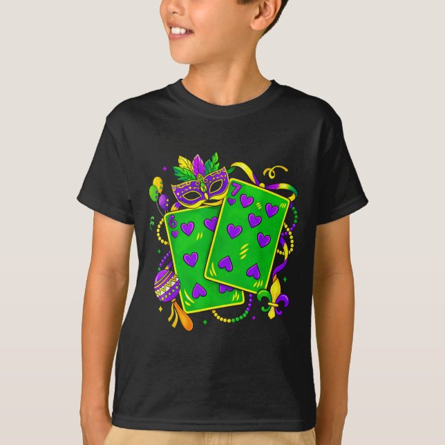 Six Seven 67 Mardi Gras Funny Mardi Gras Parade Me T-Shirt (Vorderseite)