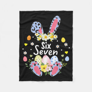 Six Seven 67 Meme 6 7 Hase Leopard Kinder Lustig O Fleecedecke