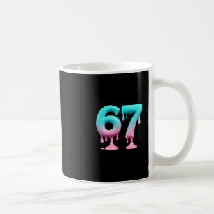 Six Seven 67 Meme für Gen Alpha Kinder und Erwachs Kaffeetasse