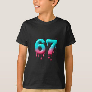 Six Seven 67 Meme für Gen Alpha Kinder und Erwachs T-Shirt