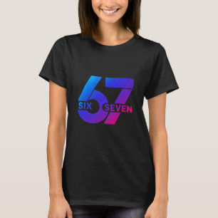 Six Seven 67 Meme Gen Alpha Slang Bysebyll Saison  T-Shirt