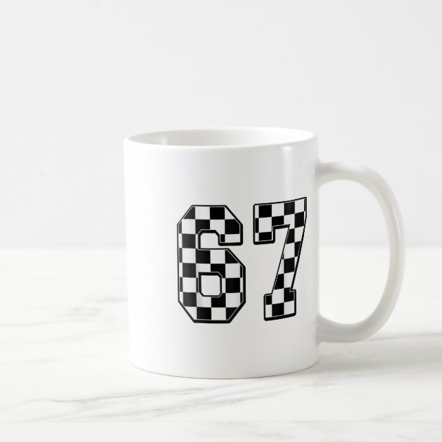 Six Seven 67 Meme Nummer 67  Kaffeetasse (Rechts)