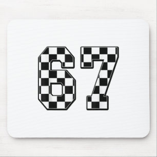 Six Seven 67 Meme Nummer 67 Mousepad