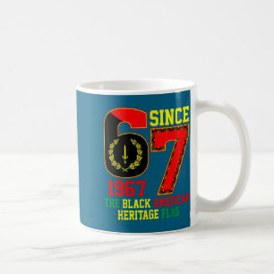 Six Seven 67 Seit 1967 Schwarzes Amerikanisches Er Kaffeetasse