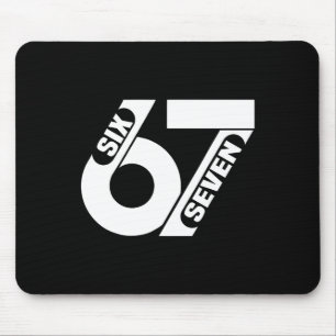 Six Seven 67 Team Sports Lustiges Meme 67 6 7 Männ Mousepad
