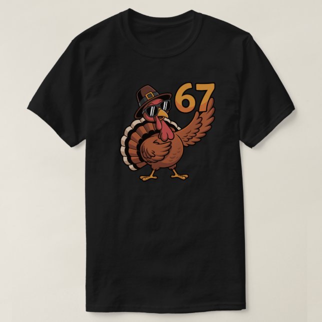 Six Seven 67 Thanksgiving – Retro 1967 Fall Harves T-Shirt (Design vorne)