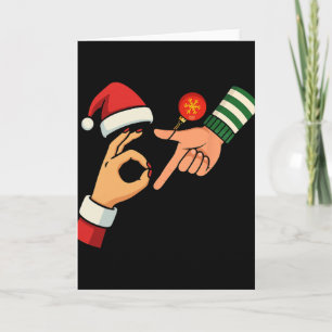 Six Seven 6 7 Meme Gen Alpha Slang 67 Weihnachten Karte