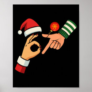 Six Seven 6 7 Meme Gen Alpha Slang 67 Weihnachten Poster
