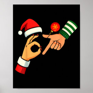 Six Seven 6 7 Meme Gen Alpha Slang 67 Weihnachten  Poster