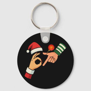 Six Seven 6 7 Meme Gen Alpha Slang 67 Weihnachten Schlüsselanhänger