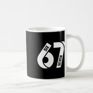 Six Seven 6 7 Meme Lustige Zahl 67 Let's Get Sendy Kaffeetasse