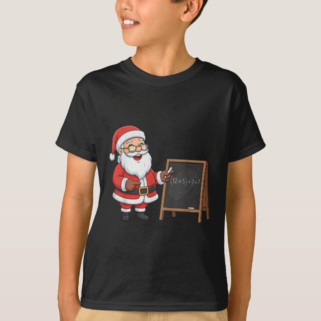 Six Seven 6 7 Meme Santa Christmas Xmas Teacher Nu T-Shirt (Vorderseite)