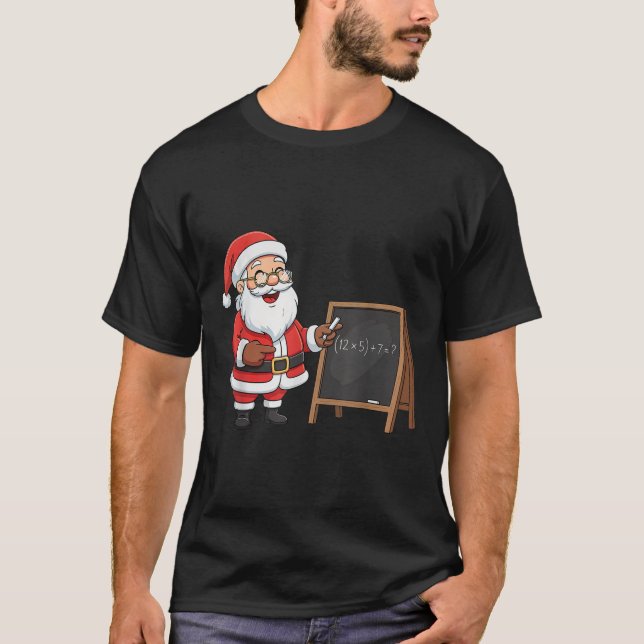 Six Seven 6 7 Meme Santa Christmas Xmas Teacher Nu T-Shirt (Vorderseite)