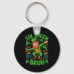 Six Seven Bruh Shirt 67 Lustiges Shirt Sankt Patri Schlüsselanhänger