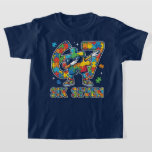 Six Seven Dabbing Autism Awareness T-Shirt<br><div class="desc">Six Seven Dabbing Autism Awareness</div>