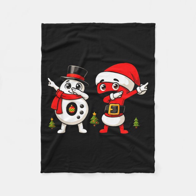 Six Seven Dabbing Cool Meme 67 Funny Dab Number  Fleecedecke (Vorderseite)