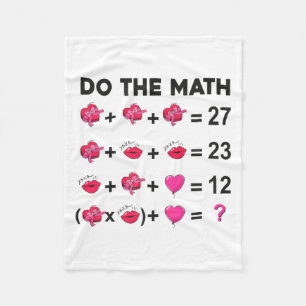 Six Seven Do The Math 67 Frauen Lehrer Valentinsta Fleecedecke
