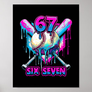 Six Seven Eis Drip Gen Alpha Slang 6 7 Trend Poster