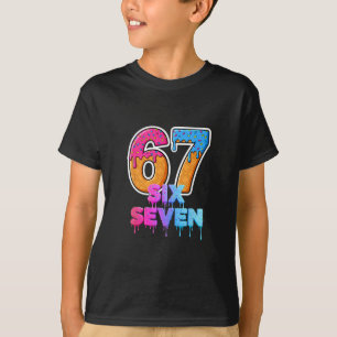 Six Seven Eis Drip Gen Alpha Slang 6 7 Trend T-Shirt