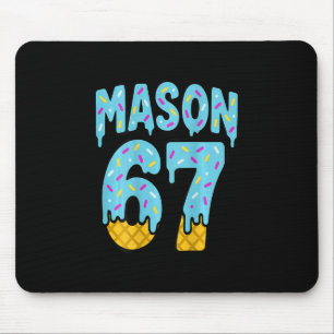 Six Seven Eis Drip Mason 67 Meme Halloween ( Mousepad