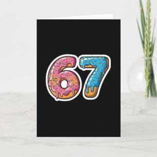 Six Seven Eis Drip Sport Cool Meme 67 Lustig Karte