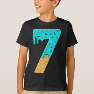 Six Seven Eiscreme 67 Lustig Mason Meme Einfaches  T-Shirt