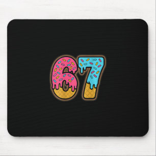 Six Seven Eiscreme-Drip Sport 67 Lustige Mason Mem Mousepad
