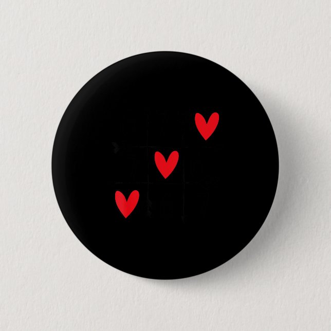 Six Seven Gamer 67 Valentines Day 6 7 Funny  Button (Vorderseite)
