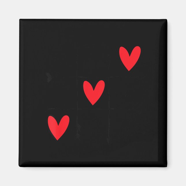 Six Seven Gamer 67 Valentines Day 6 7 Funny  Magnet (Vorne)