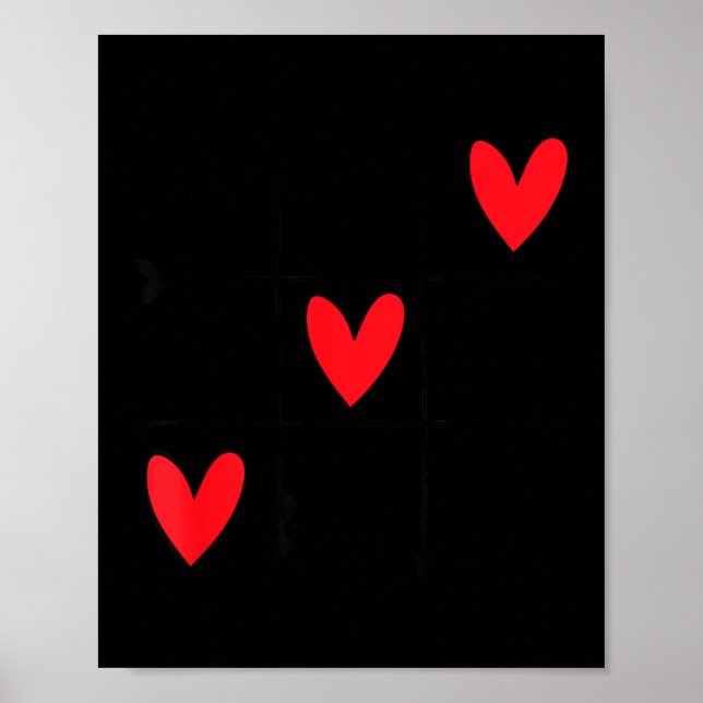 Six Seven Gamer 67 Valentines Day 6 7 Funny  Poster (Vorne)